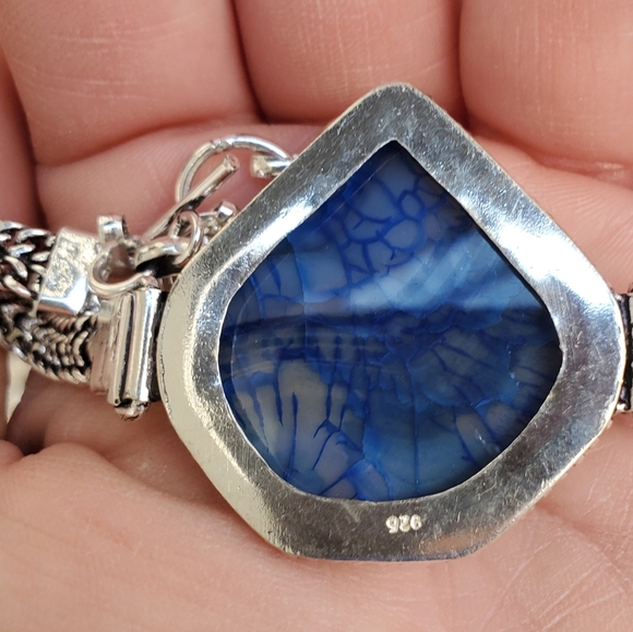 New Solar Agate 925 Silver Bracelet. - Picture 11 of 12